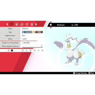 🌟6 IVs Shiny Reshiram | Pokémon Sword & Shield🌟