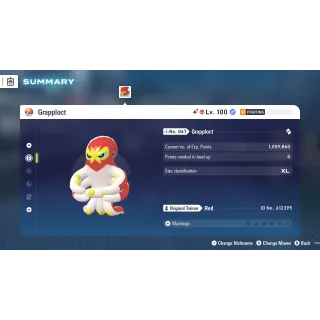 🌟6 IVs Shiny Alpha Battle Ready Grapploct | Pokémon Legends: Z-A | Mega Dimension DLC🌟