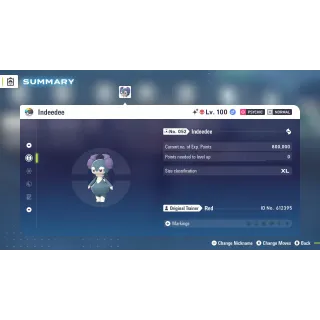 🌟6 IVs Shiny Alpha Battle Ready Indeedee | Pokémon Legends: Z-A | Mega Dimension DLC🌟