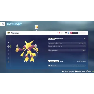 🌟6 IVs Shiny Alpha Battle Ready Alakazam | Pokémon Legends: Z-A🌟