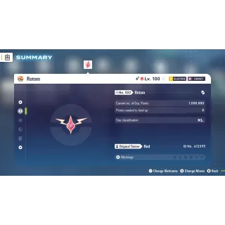 🌟6 IVs Shiny Alpha Battle Ready Rotom | Pokémon Legends: Z-A | Mega Dimension DLC🌟