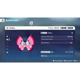 🌟6 IVs Shiny Alpha Battle Ready Vivillon | Pokémon Legends: Z-A🌟