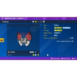 2014 PokeBall Vivillon Event Untouched | Pokémon Scarlet & Violet