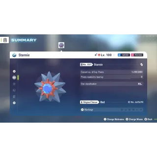 🌟6 IVs Shiny Alpha Battle Ready Starmie | Pokémon Legends: Z-A🌟