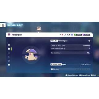 🌟6 IVs Shiny Alpha Battle Ready Amoonguss| Pokémon Legends: Z-A | Mega Dimension DLC🌟