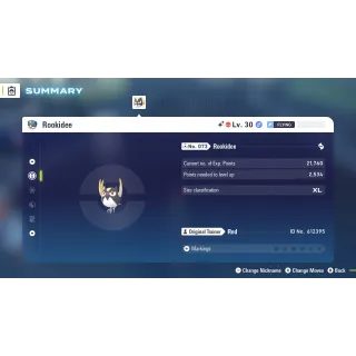 🌟6 IVs Shiny Alpha Rookidee | Pokémon Legends: Z-A| Mega Dimension DLC🌟