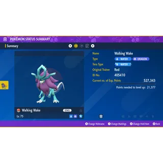 💧Walking Wake Tera Raid Event | Pokémon Scarlet & Violet 💧Untouched