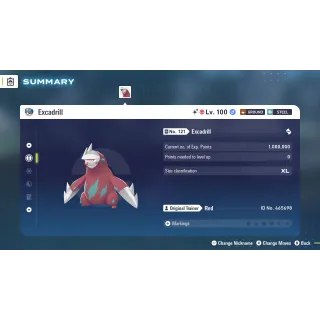 🌟6 IVs Shiny Alpha Battle Ready Excadrill | Pokémon Legends: Z-A🌟