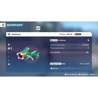 🌟6 IVs Shiny Alpha Battle Ready Eelektross | Pokémon Legends: Z-A🌟