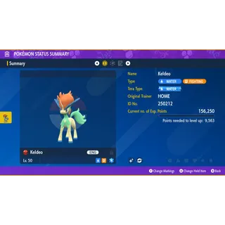 🌟2025 Shiny Keldeo Home Event| Pokémon Scarlet & Violet🌟Untouched