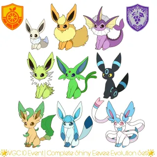 🌟VGC10 Event Complete Shiny Evolution Set | Pokémon Scarlet & Violet | Untouched🌟