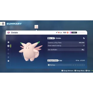 🌟6 IVs Shiny Alpha Battle Ready Clefable | Pokémon Legends: Z-A🌟