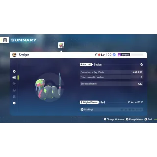 🌟6 IVs Shiny Alpha Battle Ready Seviper| Pokémon Legends: Z-A | Mega Dimension DLC🌟