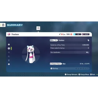 🌟6 IVs Shiny Alpha Battle Ready Froslass | Pokémon Legends: Z-A🌟