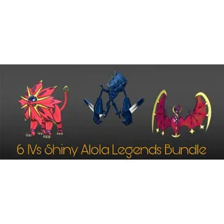 🌟6 IVs Shiny Alola Legends Trio Bundle | Pokémon Scarlet & Violet🌟