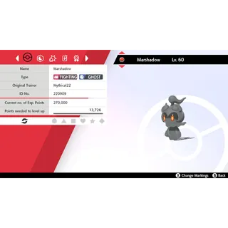 👻2022 Mythical Distribution Marshadow Event | Pokémon Sword & Shield | Untouched👻