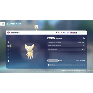 🌟6 IVs Shiny Alpha Battle Ready Meowstic | Pokémon Legends: Z-A | Mega Dimension DLC🌟