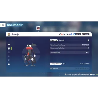 🌟6 IVs Shiny Alpha Battle Ready Greninja | Pokémon Legends: Z-A🌟