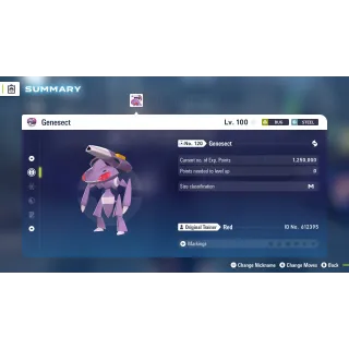 🐞6 IVs Non-Shiny Battle Ready Genesect | Pokémon Legends: Z-A | Mega Dimension DLC🐞