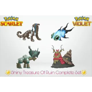 🌟2025 Shiny Treasure Of Ruin Event Complete Set | Pokémon Scarlet & Violet | Untouched🌟
