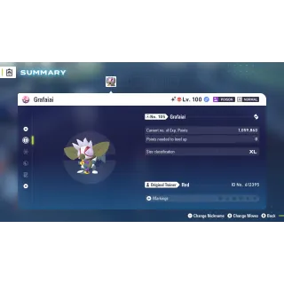 🌟6 IVs Shiny Alpha Battle Ready Grafaiai | Pokémon Legends: Z-A | Mega Dimension DLC🌟