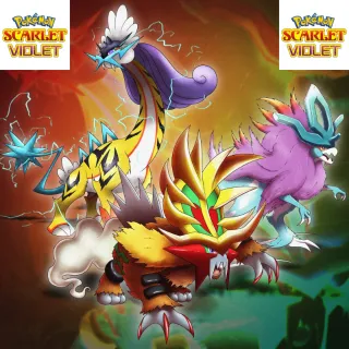 6 IVs Ancient Paradox Forms Trio Bundle | Pokémon Scarlet & Violet