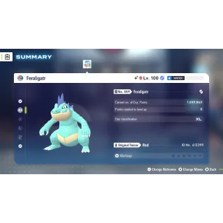 🌟6 IVs Shiny Alpha Battle Ready Feraligatr | Pokémon Legends: Z-A🌟