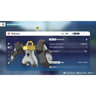 6 IVs Non-Shiny Battle Ready Melmetal | Pokémon Legends: Z-A | Mega Dimension DLC