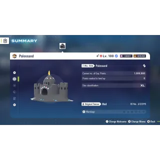 🌟6 IVs Shiny Alpha Battle Ready Palossand | Pokémon Legends: Z-A | Mega Dimension DLC🌟