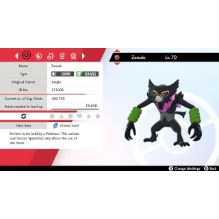 2021 Dada Zarude Event| Pokémon Sword & Shield | Untouched