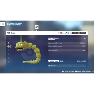 🌟6 IVs Shiny Alpha Onix | Pokémon Legends: Z-A🌟