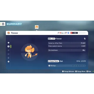 🌟6 IVs Shiny Alpha Pansear | Pokémon Legends: Z-A🌟