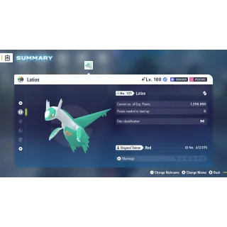 🌟6 IVs Shiny Battle Ready Latios | Pokémon Legends: Z-A | Mega Dimension DLC🌟