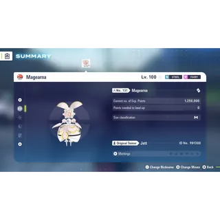 6 IVs Non-Shiny Battle Ready Magearna | Pokémon Legends: Z-A | Mega Dimension DLC