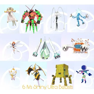 6 IVs SHINY ULTRA BEASTS | Pokémon Sword & Shield