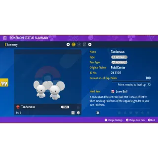 2024 PokeCenter Birthday Tandemaus Event | Pokémon Scarlet & Violet | Untouched