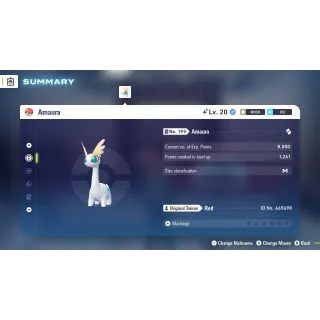 🌟6 IVs Shiny Alpha Amaura | Pokémon Legends: Z-A🌟