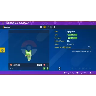 🌱2024 Liko's Sprigatito Event| Pokémon Scarlet & Violet | Untouched🌱