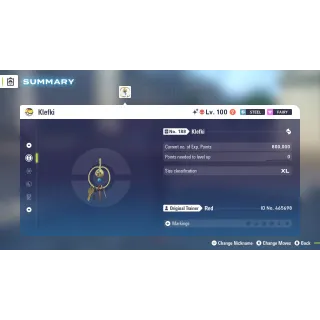 🌟6 IVs Shiny Alpha Battle Ready Klefki | Pokémon Legends: Z-A🌟