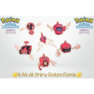 🌟6 IVs All Shiny Rotom Forms | Pokémon Brilliant Diamond & Shining Pearl🌟