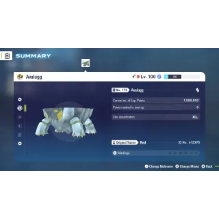 🌟6 IVs Shiny Alpha Battle Ready Avalugg | Pokémon Legends: Z-A🌟