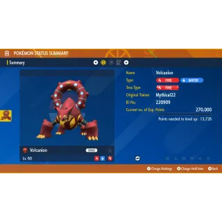 2022 Mythical Distribution Volcanion Event | Pokémon Scarlet & Violet|Untouched