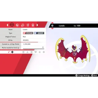 🌟6 IVs Shiny Lunala | Pokémon Sword & Shield🌟