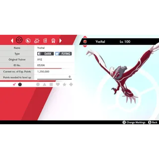 🌟2016 Shiny XYZ Yveltal Event | Pokémon Sword & Shield | Untouched🌟