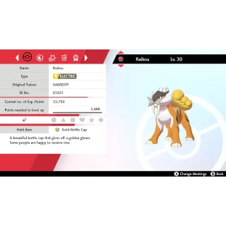 🌟2011 Shiny GameStop Raikou Event | Pokémon Sword & Shield🌟Untouched