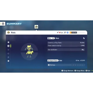 🌟6 IVs Shiny Alpha Riolu | Pokémon Legends: Z-A🌟