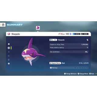 🌟6 IVs Shiny Alpha Battle Ready Sharpedo | Pokémon Legends: Z-A🌟
