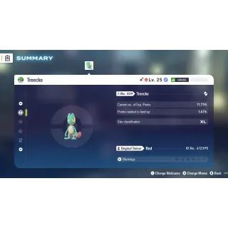 🌟6 IVs Shiny Alpha Treecko | Pokémon Legends: Z-A| Mega Dimension DLC🌟