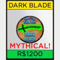 Blox Fruits Dark Blade(stored), Video Gaming, Gaming Accessories