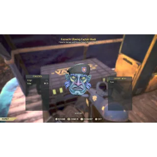 Fasnacht glowing Captain mask